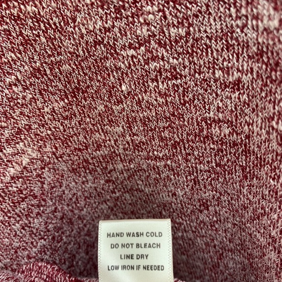 Fashion Nova Cold Shoulder Red Marled Sweater sz L - Picture 8 of 8